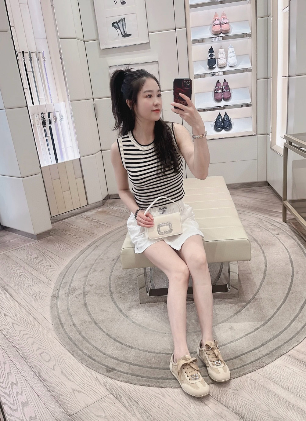 NO:466542,Foot pictures, casual shoes/sports shoes, sneakers19860909上脚图,休闲鞋/运动鞋,sneakers,Women's Shoes