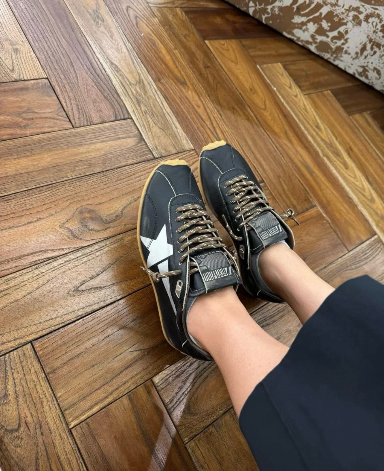 NO:668109,Upper foot picture, casual shoes/sports shoes, sneakers19860909上脚图,休闲鞋/运动鞋,sneakers,Women's Shoes