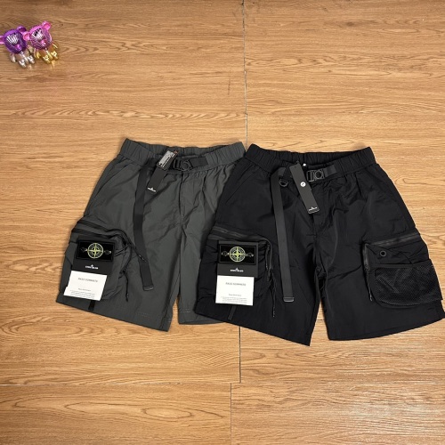 Stone Island 24SS Functional Pocket Mesh Badge Shorts - High-Quality Fabric 1 Stone Island 24SS Functional Pocket Mesh Badge Shorts - High-Quality Fabric