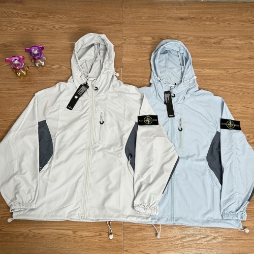 Stone Island Colorblock Outdoor UV Protection Windbreaker Jacket 1 Stone Island Colorblock Outdoor UV Protection Windbreaker Jacket