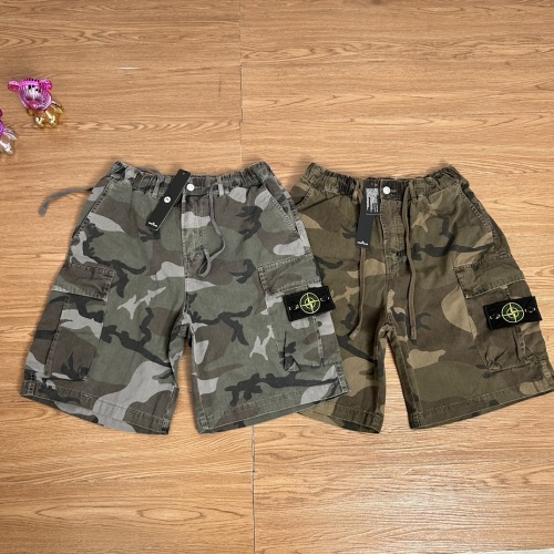 Stone Island Camouflage Cargo Shorts High-Quality Fabric Classic Style 1 Stone Island Camouflage Cargo Shorts High-Quality Fabric Classic Style