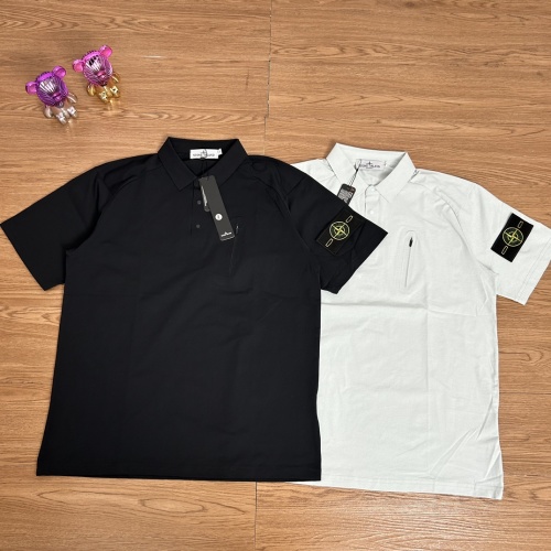 Stone Island Men's Polo Shirt - Short Sleeve, Quick-Dry, Anti-Bacterial Fabric 1 Stone Island Men's Polo Shirt - Short Sleeve, Quick-Dry, Anti-Bacterial Fabric