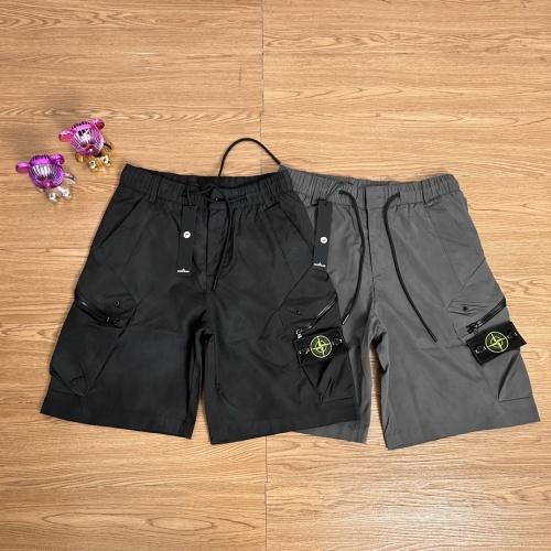 Stone Island Men's Badge Detail Cargo Shorts - Lightweight & Stylish 1 Stone Island Men's Badge Detail Cargo Shorts - Lightweight & Stylish