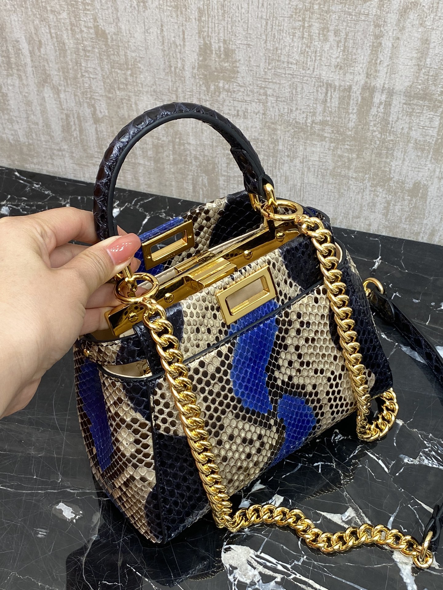 Fendi , real snakeskin