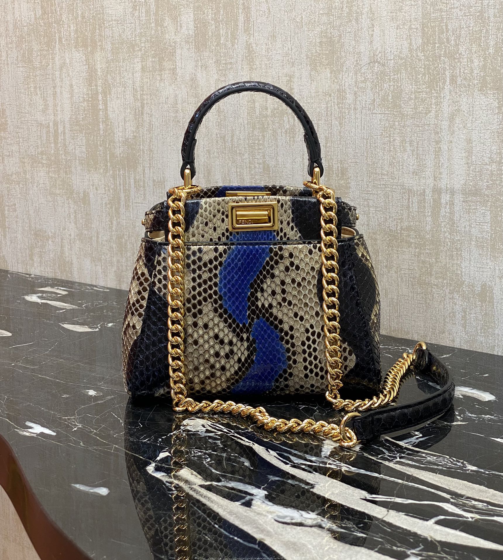 Fendi , real snakeskin
