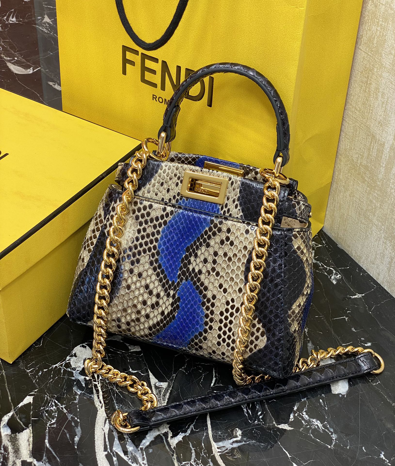 Fendi Single picture: snake skin