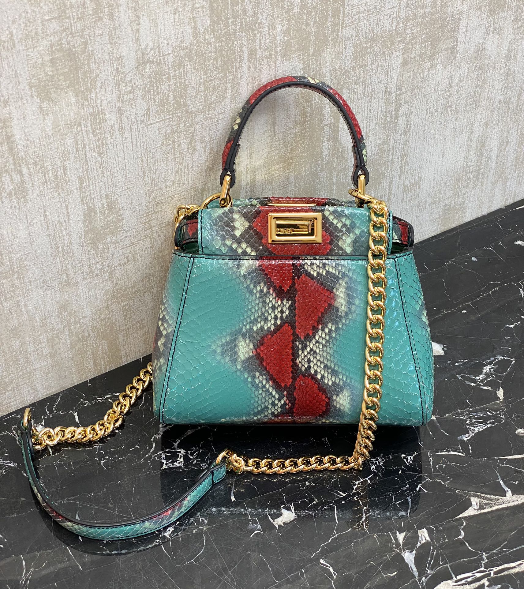 Fendi , real snakeskin