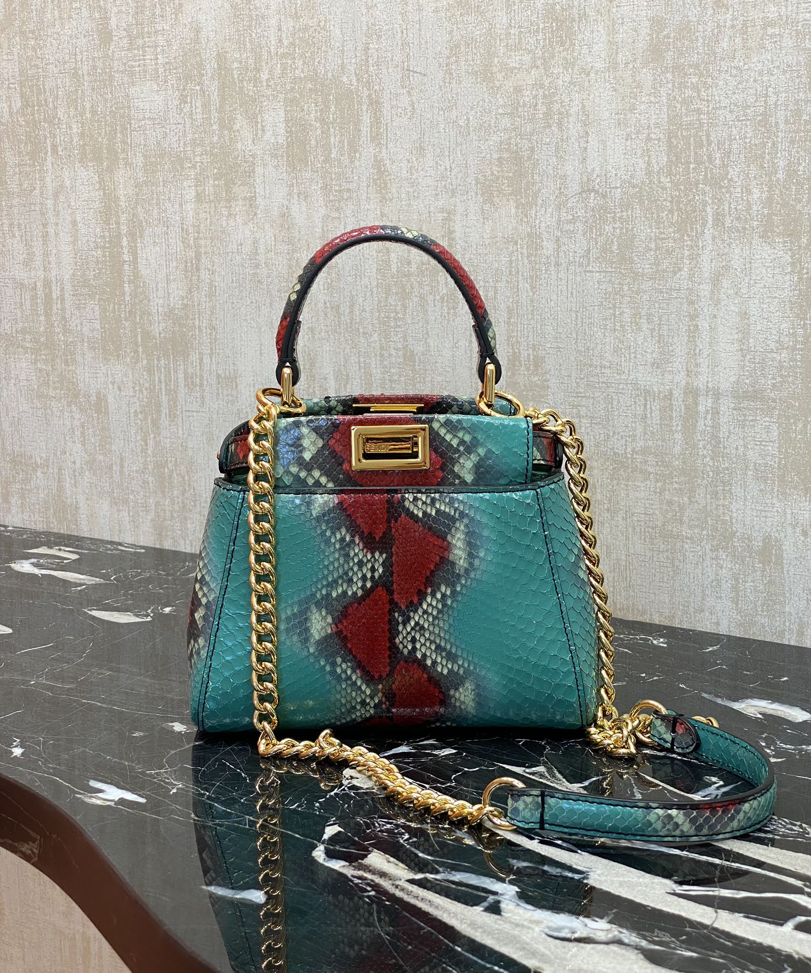 Fendi , real snakeskin