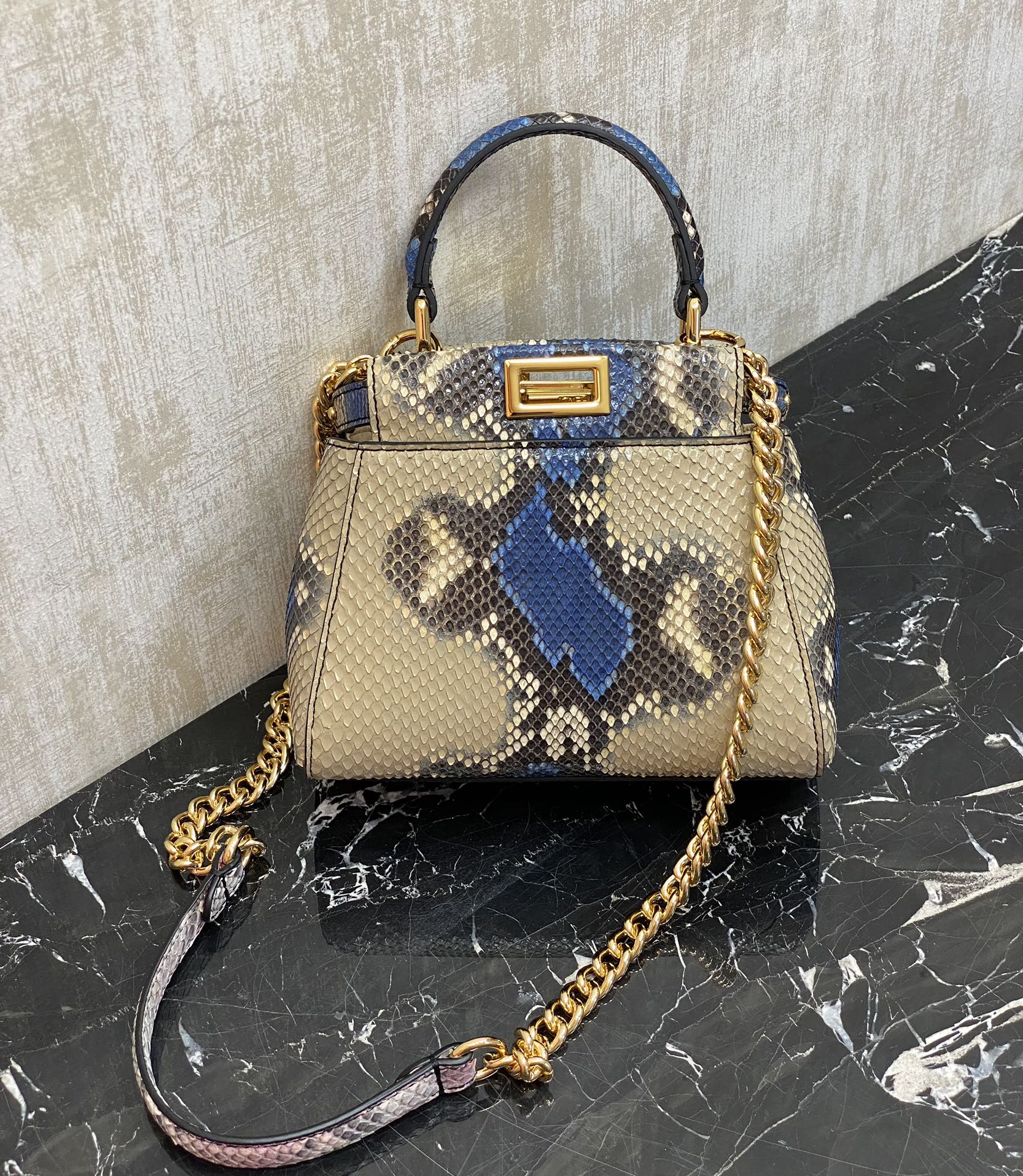Fendi , real snakeskin