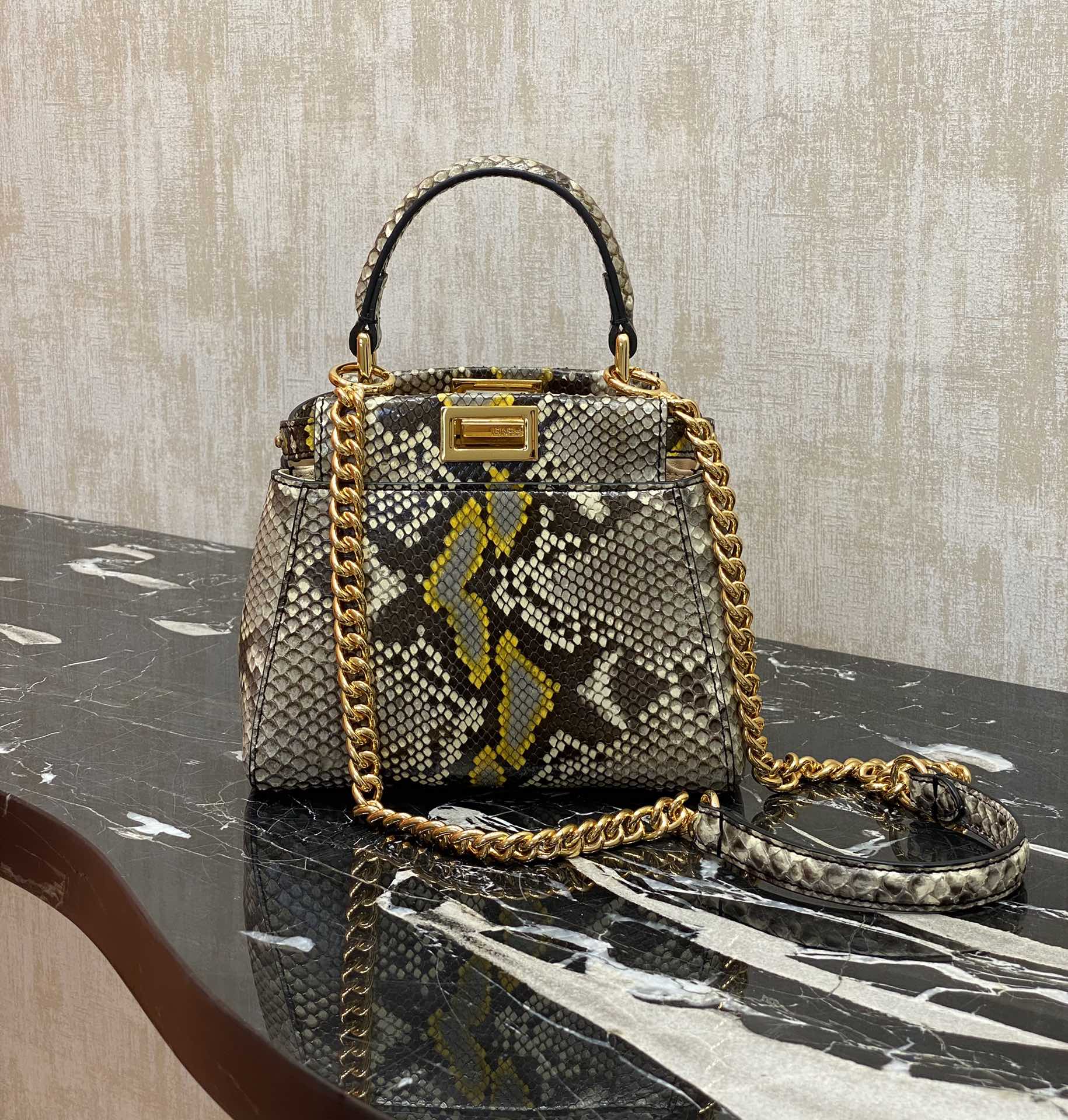 Fendi , real snakeskin