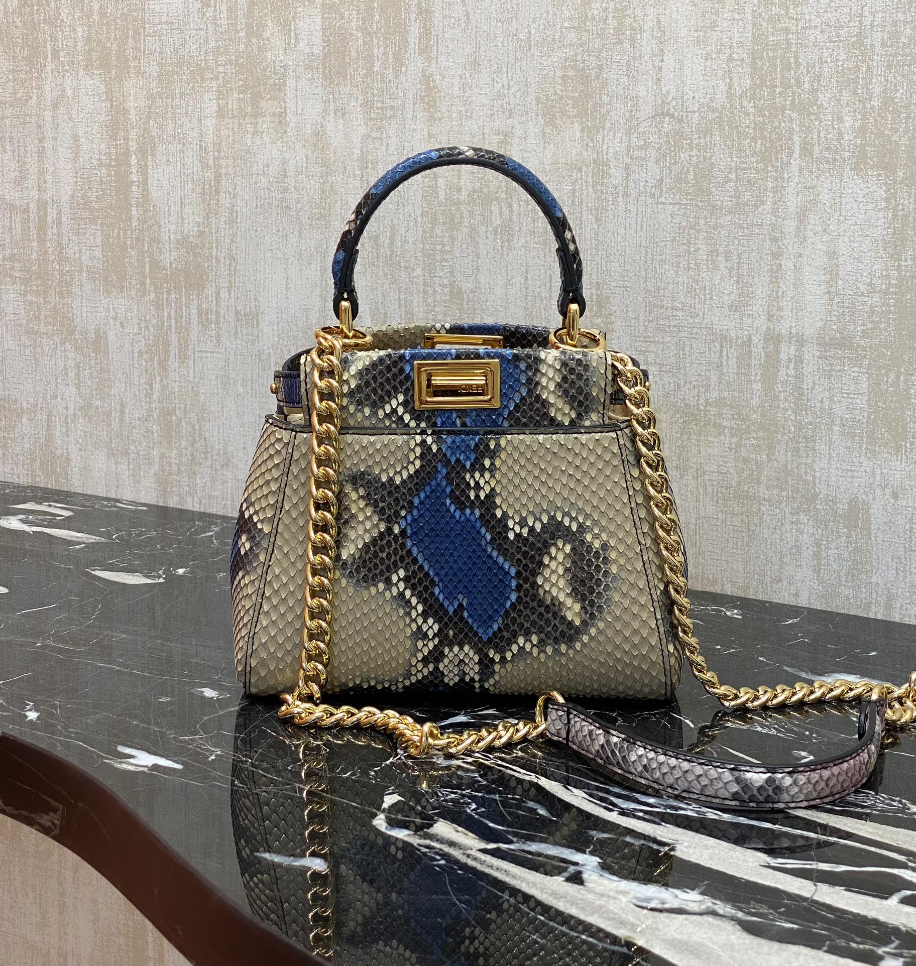 Fendi , real snakeskin