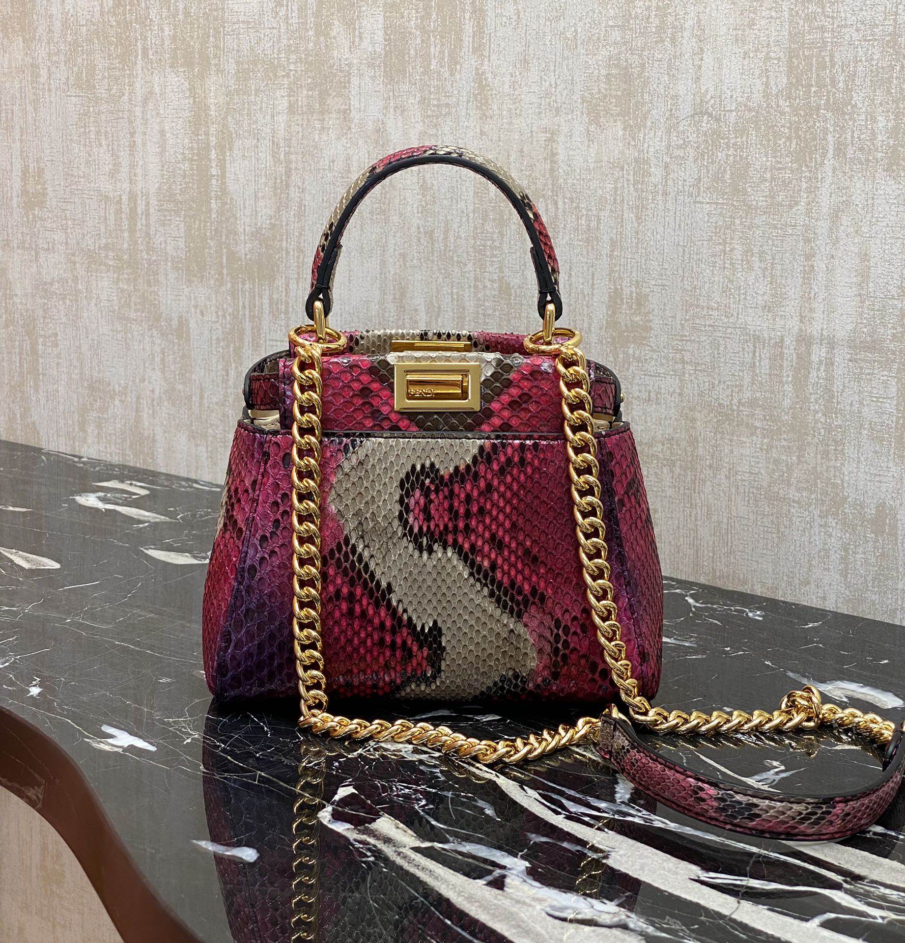 Fendi , real snakeskin