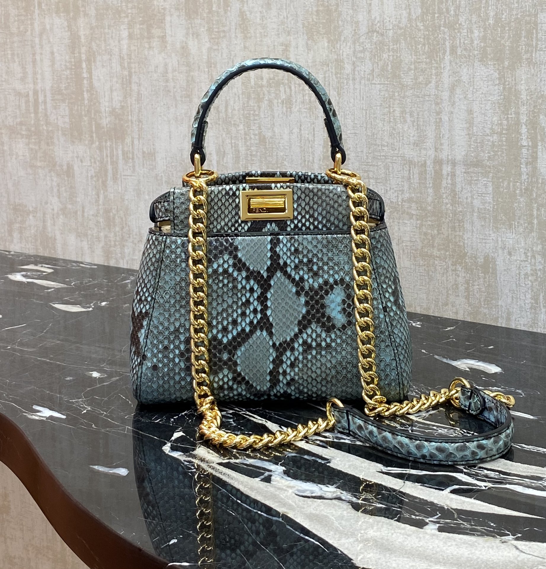 Fendi , real snakeskin