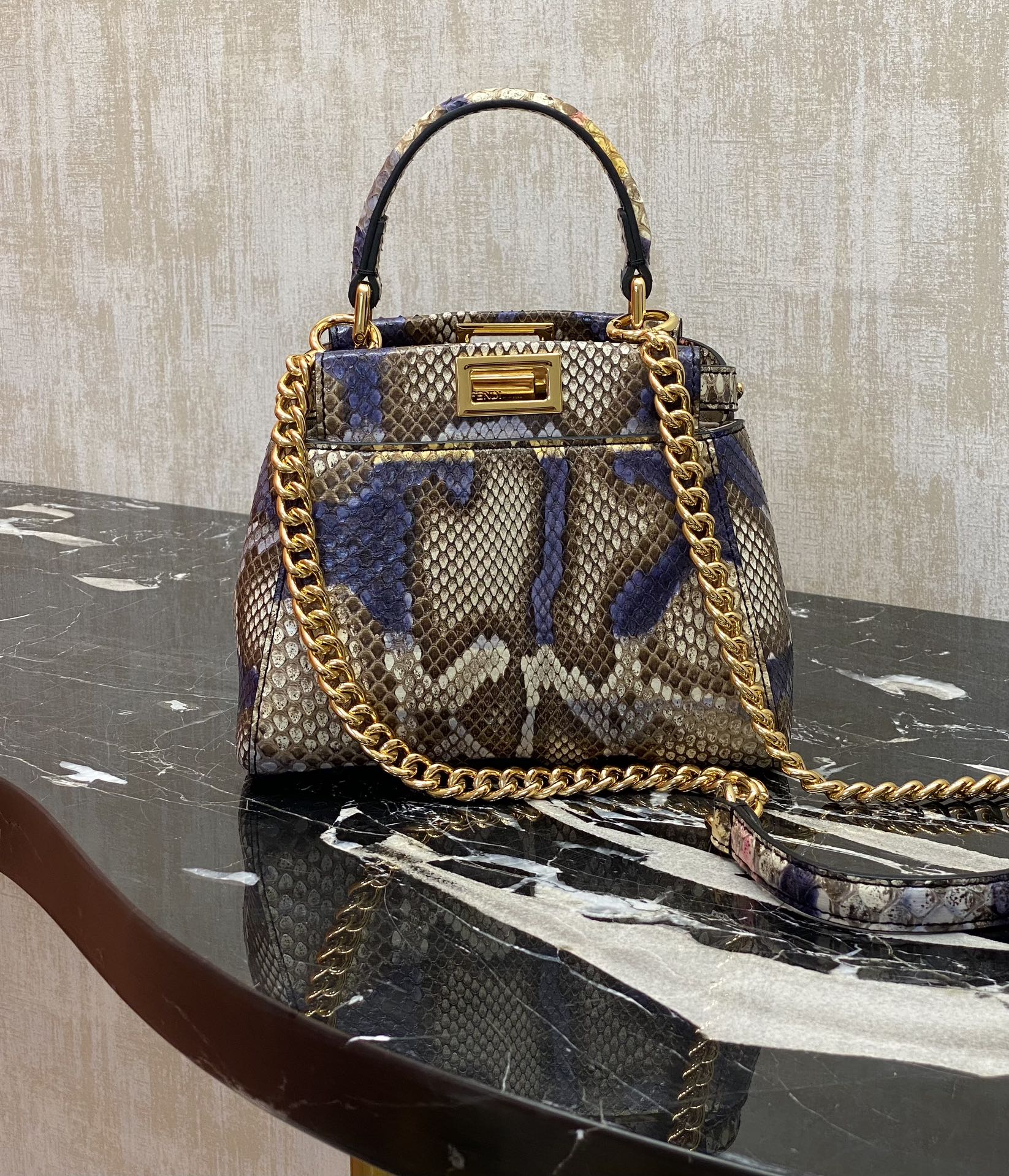 Fendi , real snakeskin