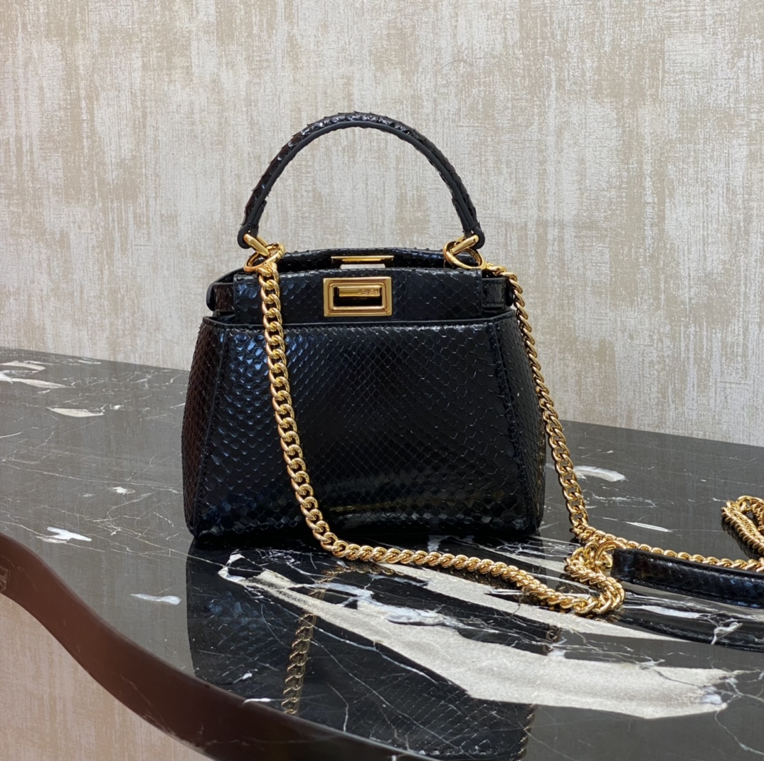 Fendi , real snakeskin