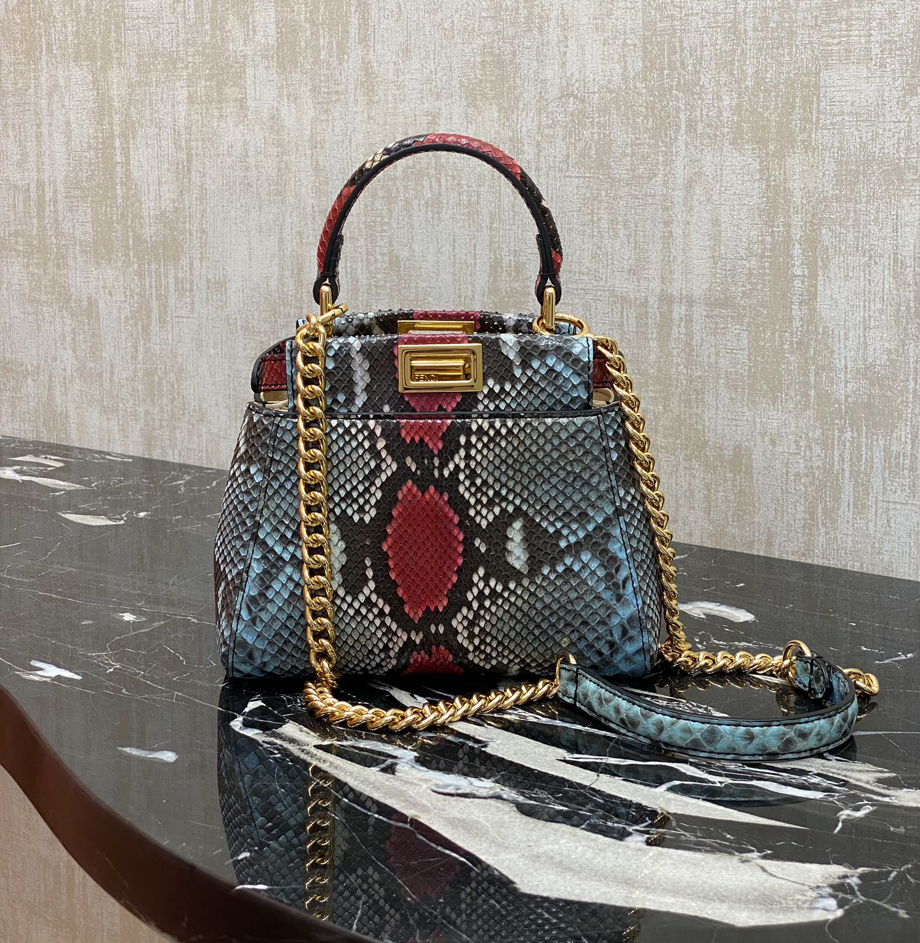 Fendi , real snakeskin