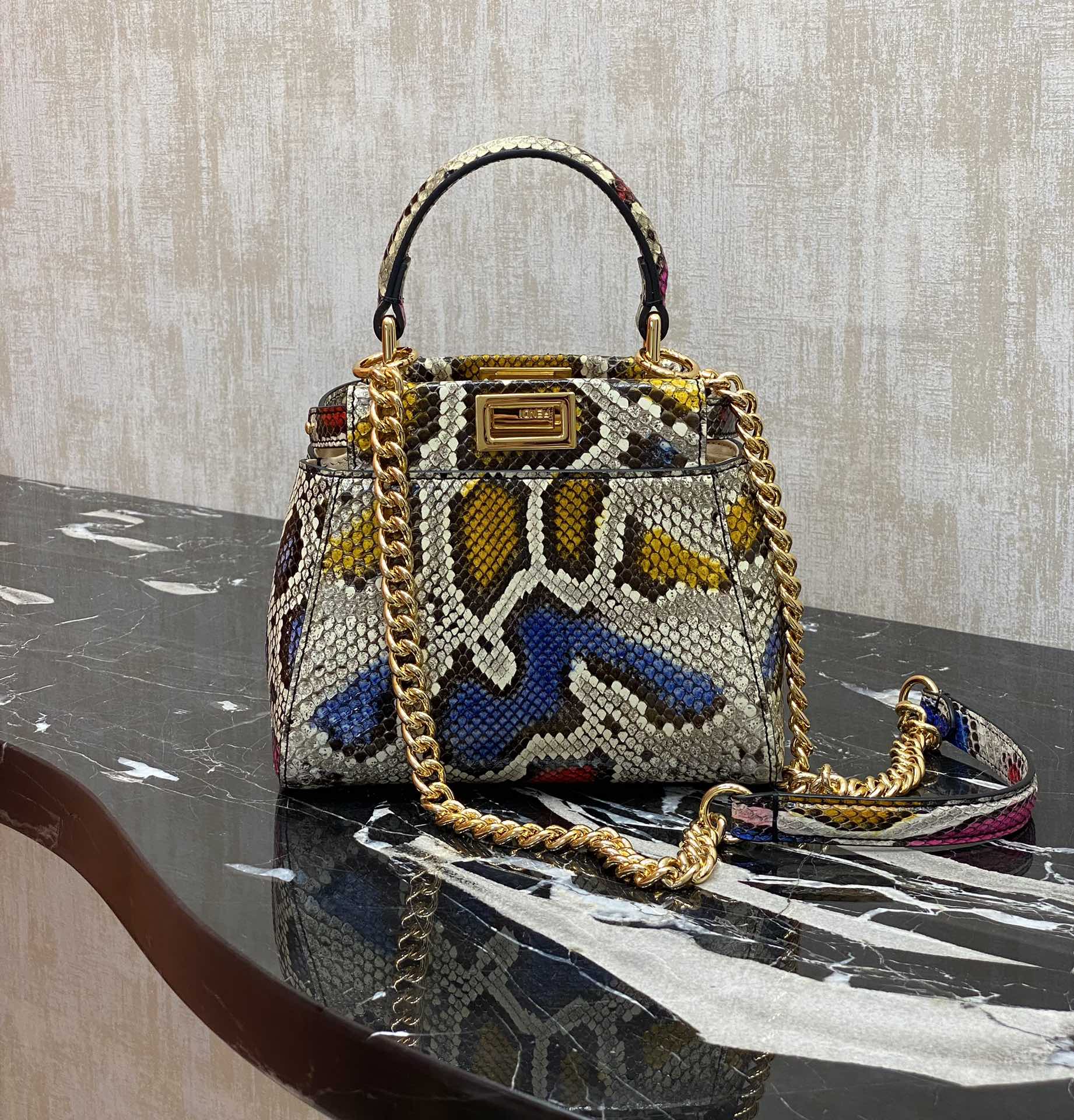 Fendi , real snakeskin
