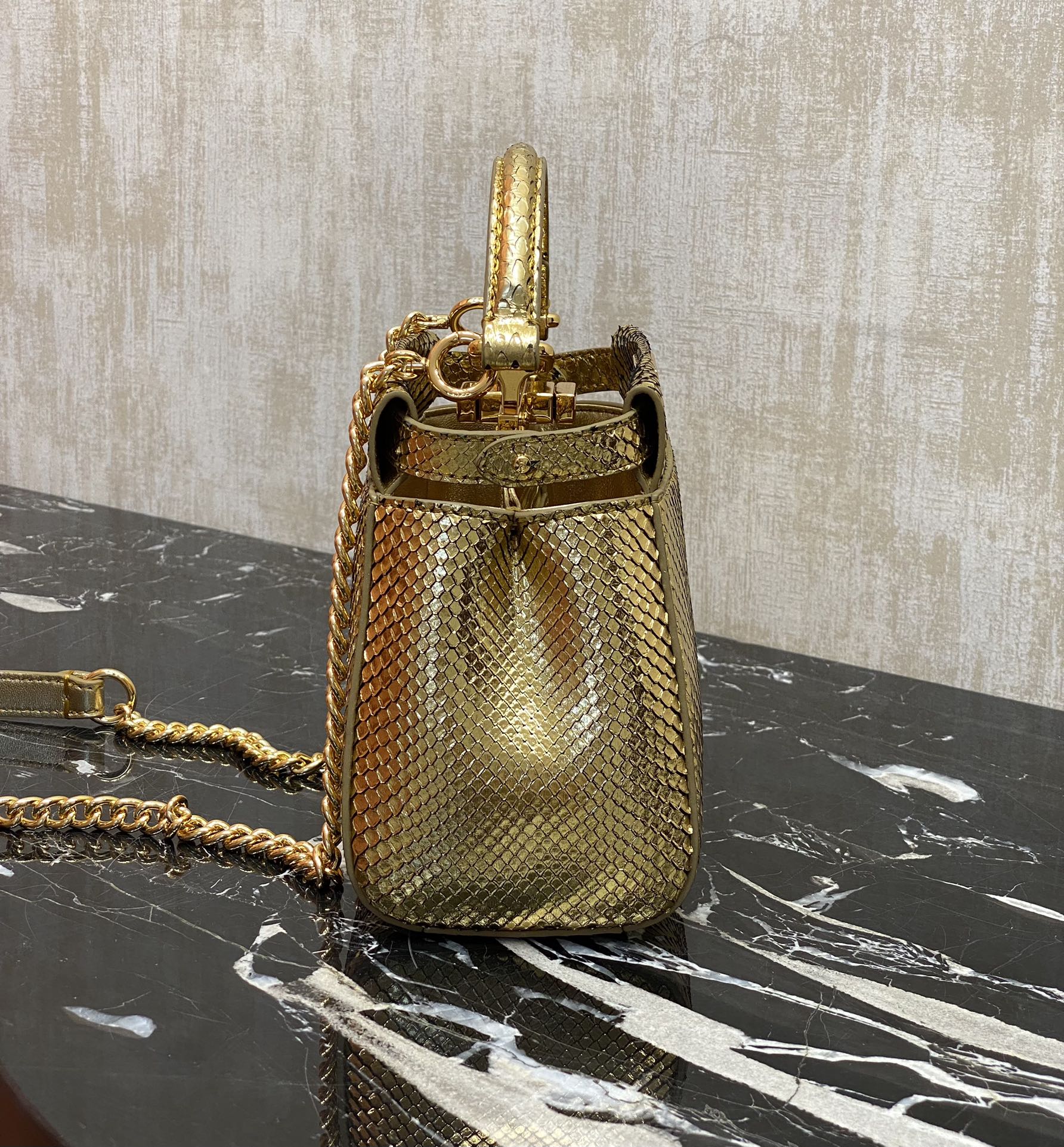 Fendi , real snakeskin