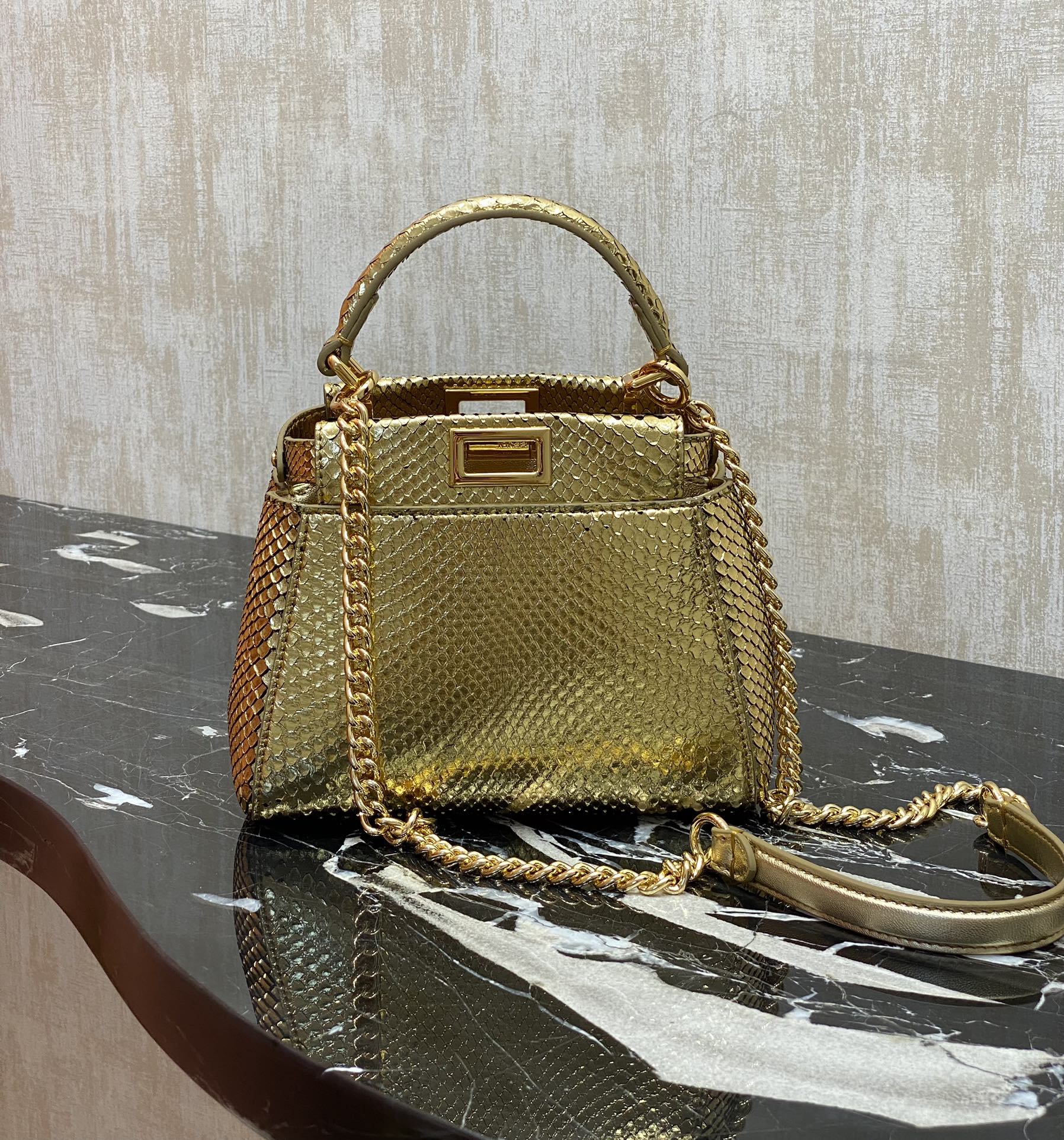 Fendi , real snakeskin