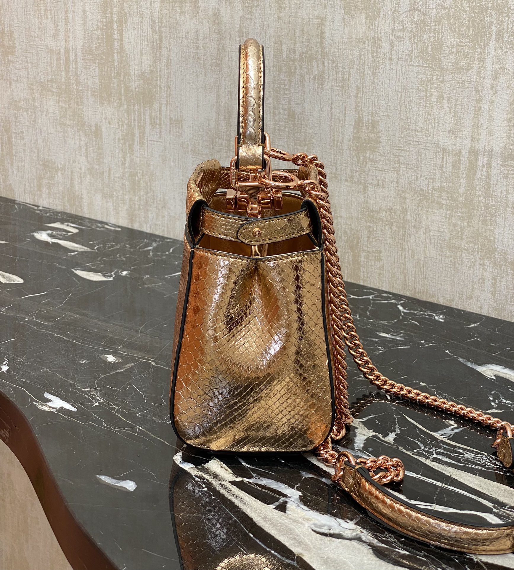 Fendi , real snakeskin