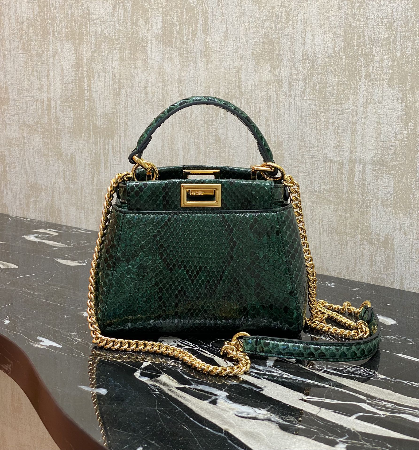 Fendi , real snakeskin