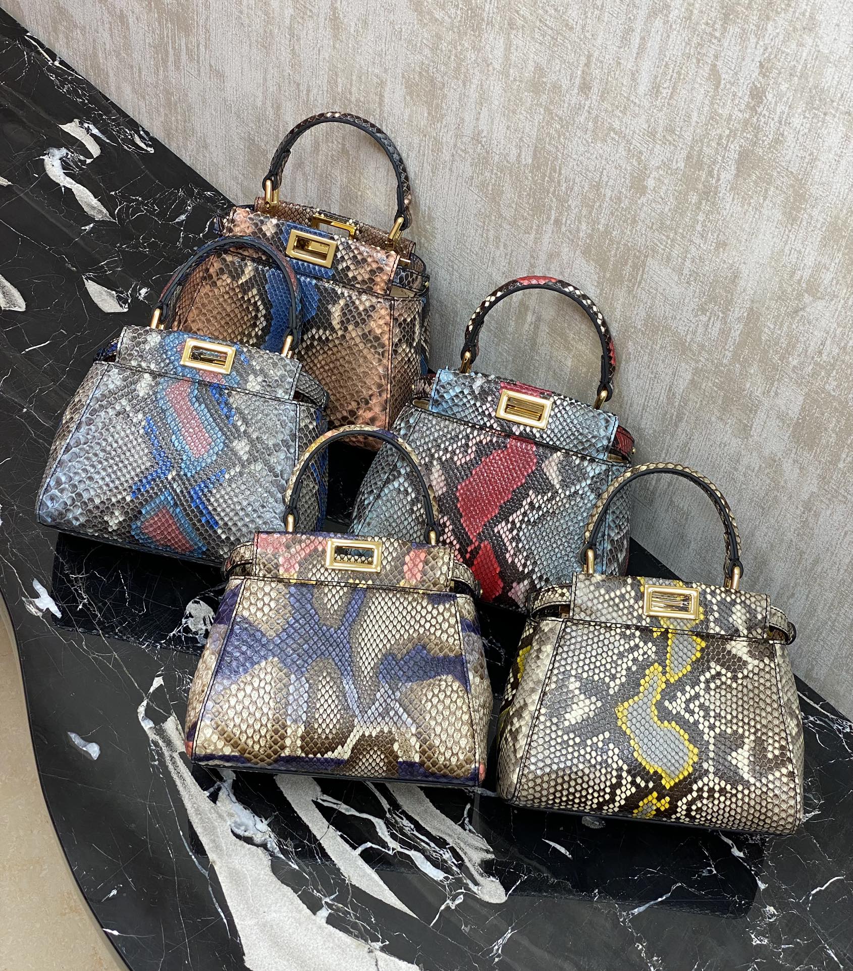 Fendi , real snakeskin
