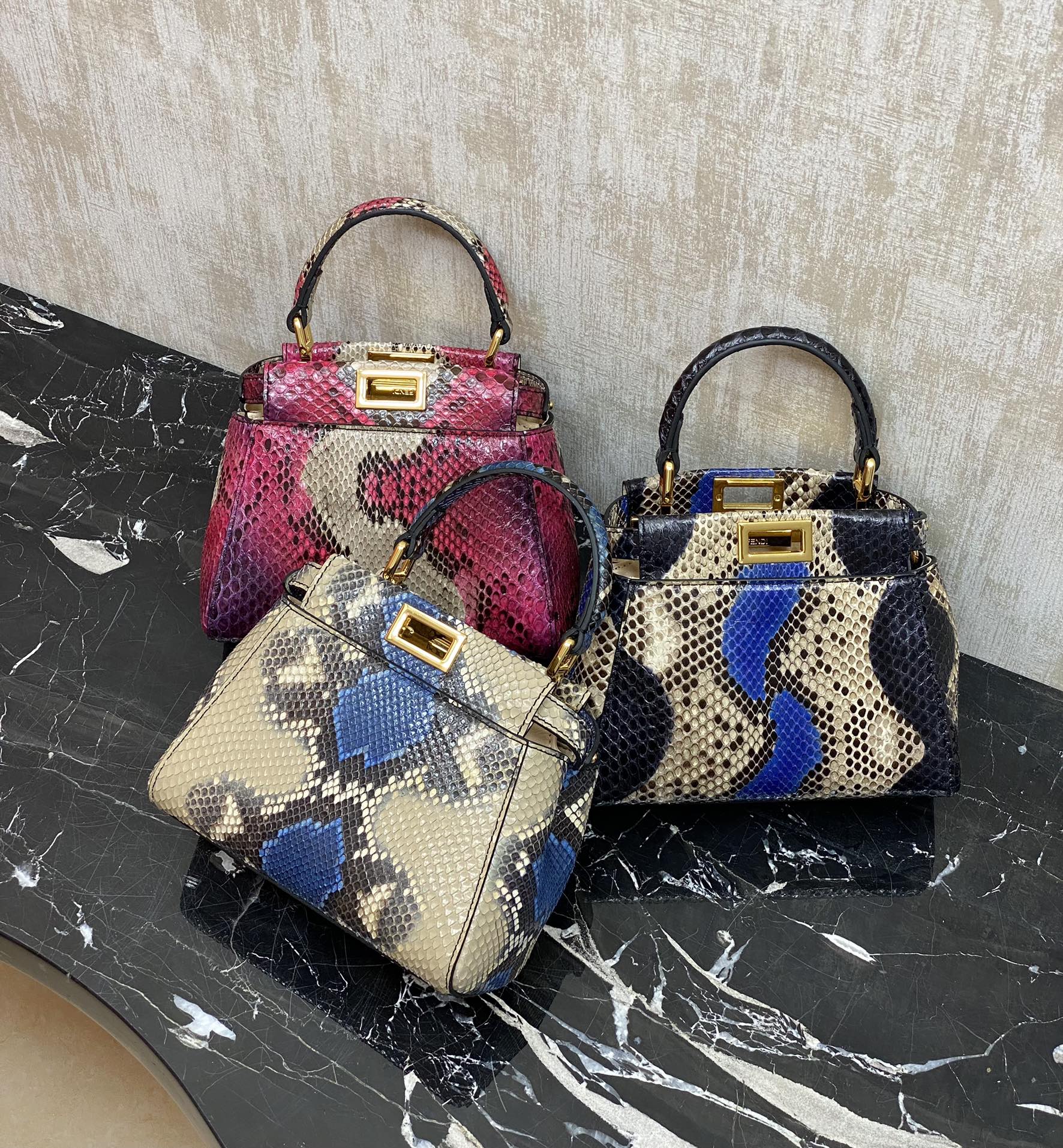 Fendi , real snakeskin