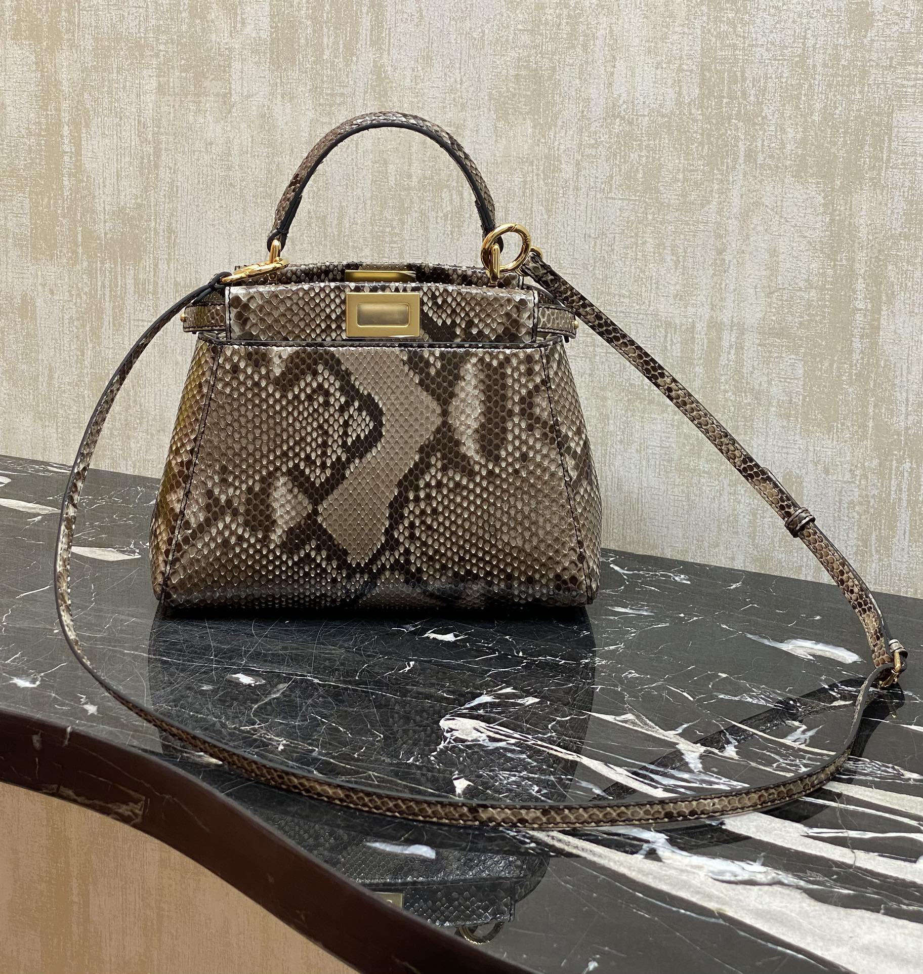 Fendi So shocking, real snakeskin