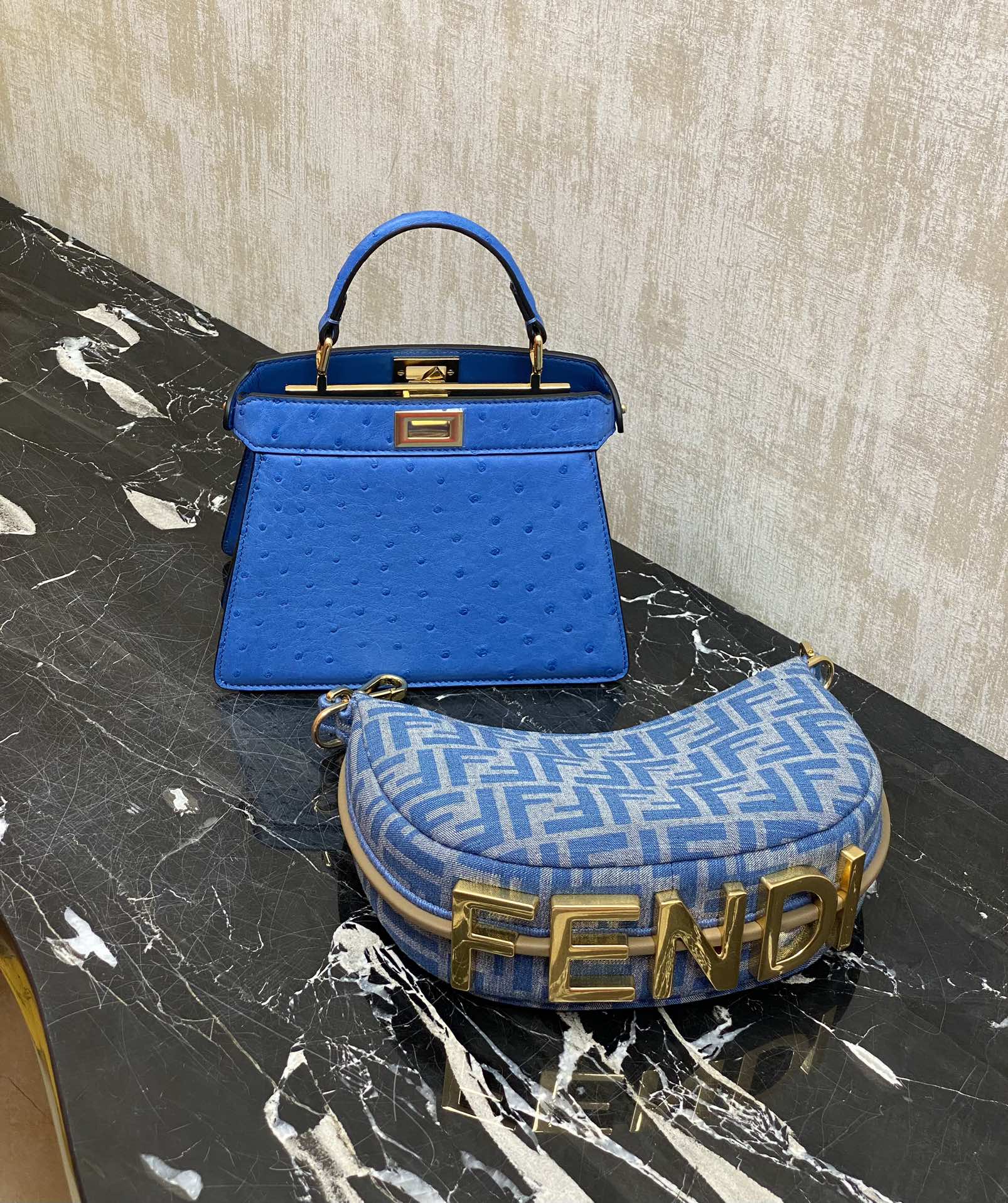 Collection: fendi premium light denim.