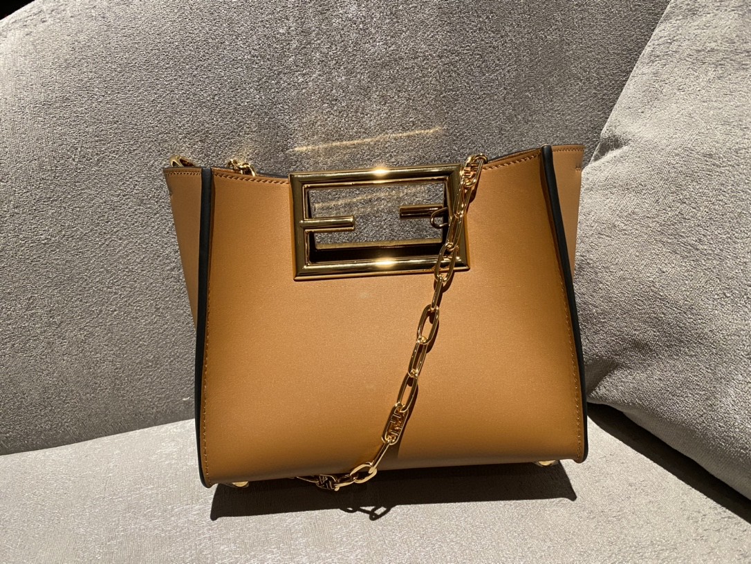 Fendi Way new double F buckle handbag