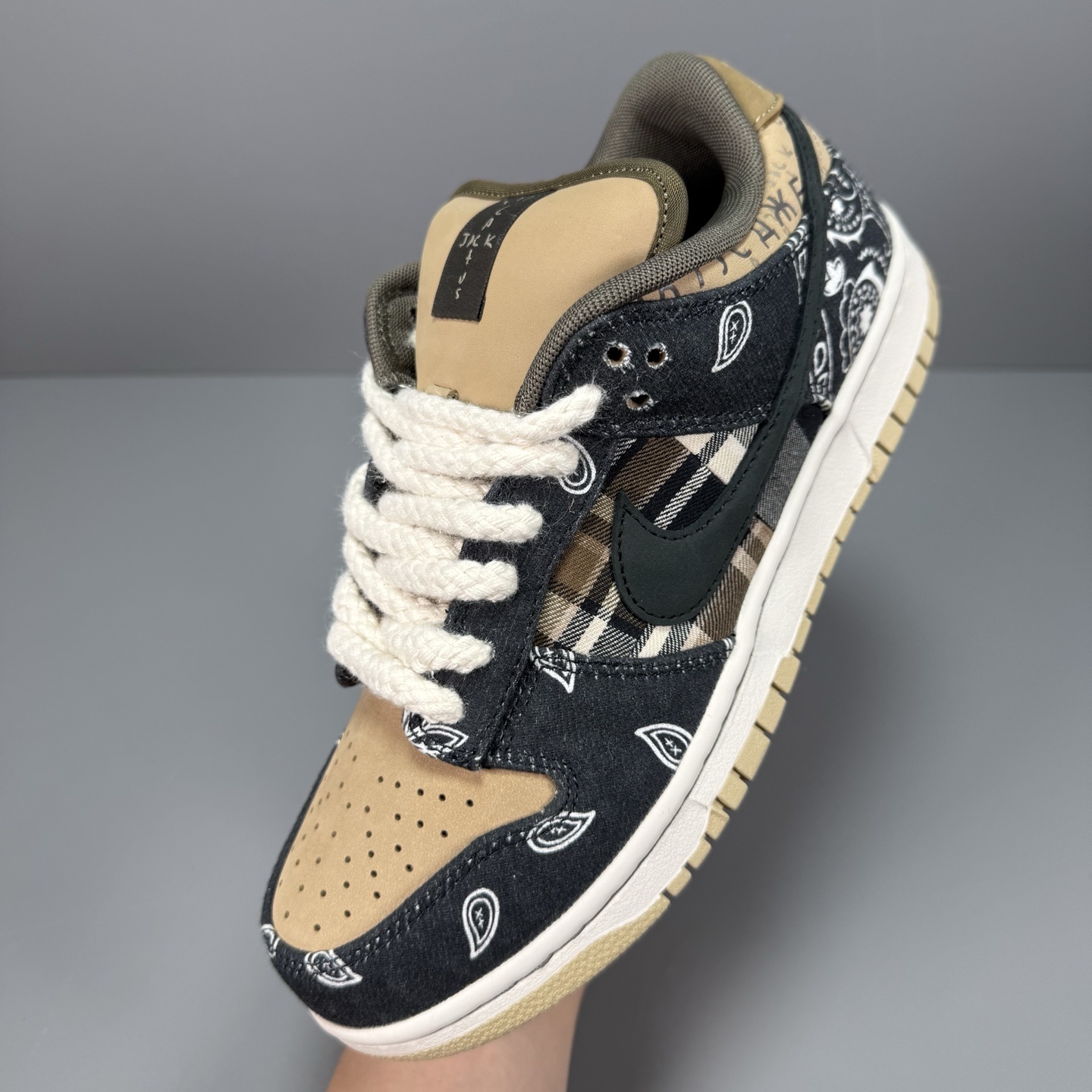 Travis Scott x NK SB Dunk Low TS联名腰果花 CT5053-001 原厂