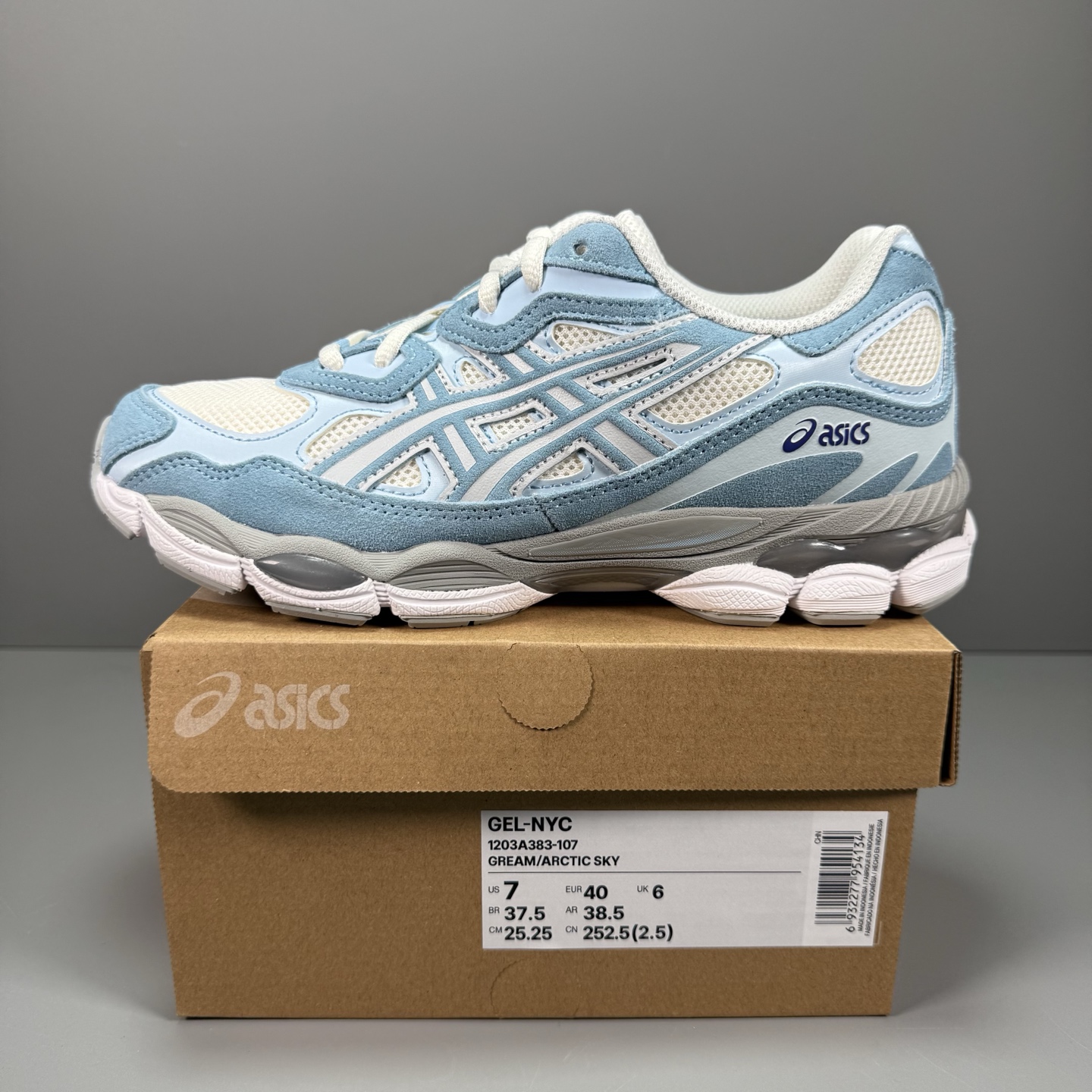  纯原 Asics Gel-NYC 亚瑟士运动休闲透气专业跑鞋 1203A663-101
#鞋面采用反