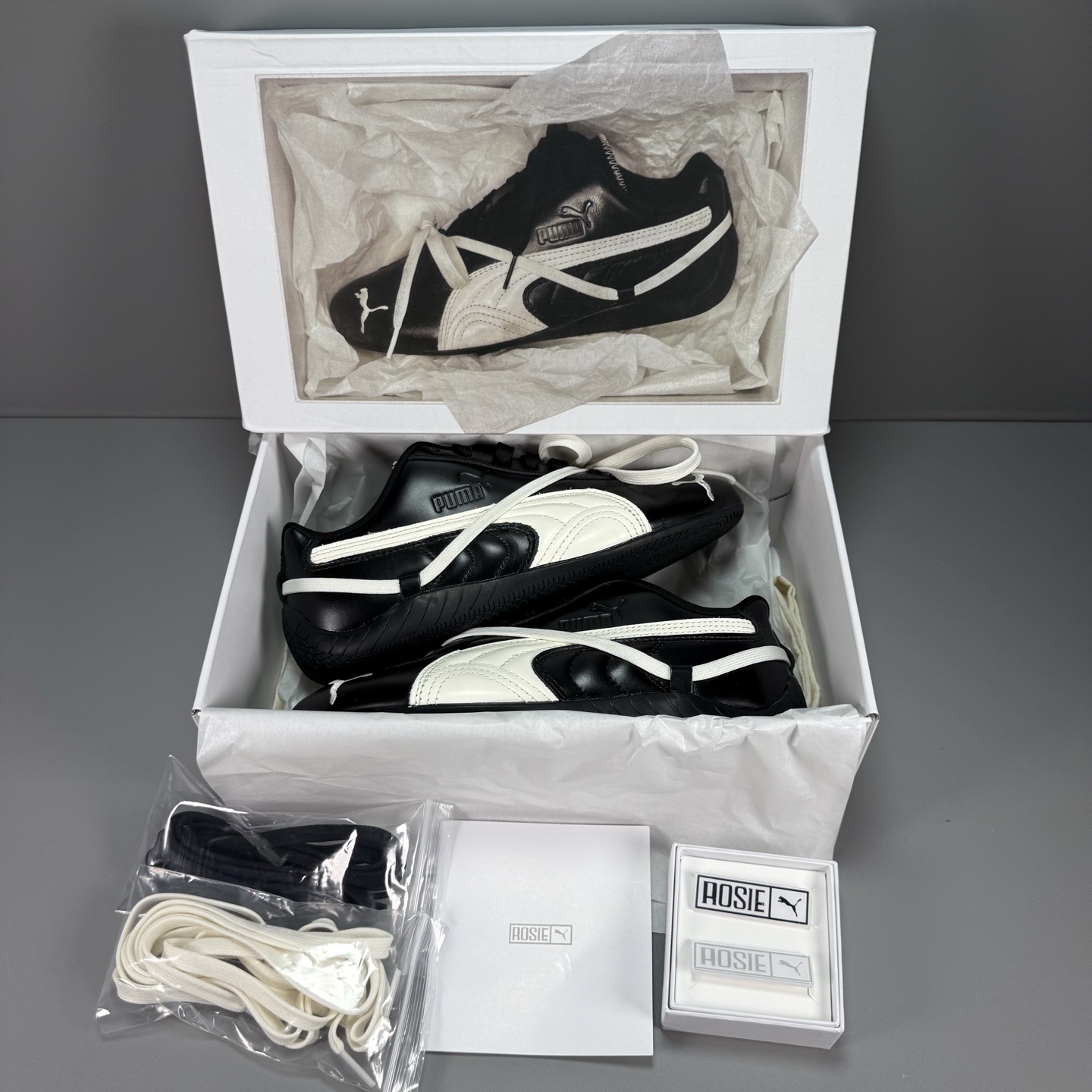 市面最高版本 头层 Rose x Puma Speedcat 联名款 极速赛车系列彪马低帮生活休闲鞋 -