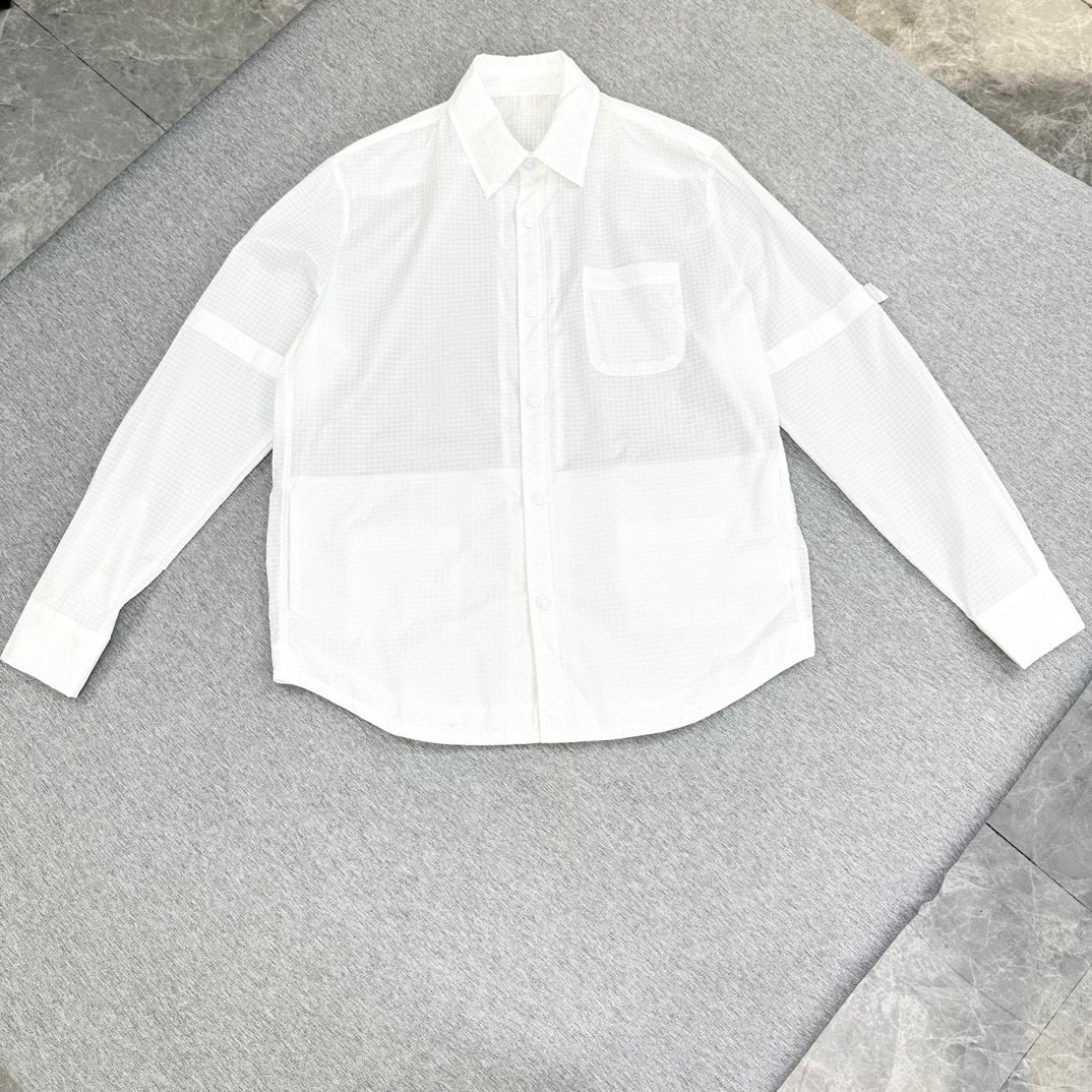 Customized Red, White, and Blue Fabric Coats for Sunwind Protection – Button-Up Decorations, Recommended for All Sizes - 图片 1