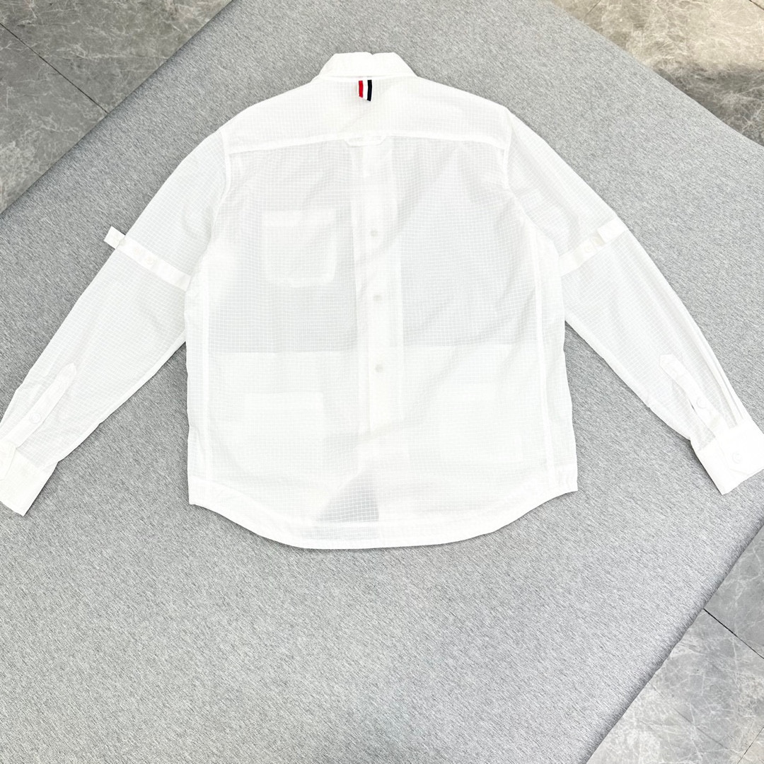 Customized Red, White, and Blue Fabric Coats for Sunwind Protection – Button-Up Decorations, Recommended for All Sizes - 图片 8