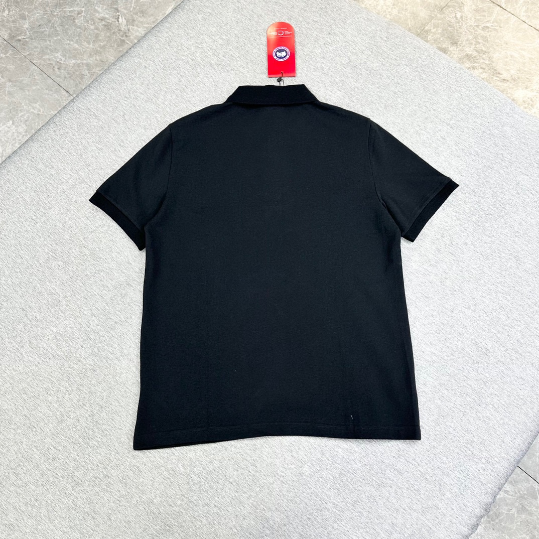 “P650 Canadian Goose Polo Shorts: Classic Design with Customized Cozy Cotton Fabric” - 图片 8