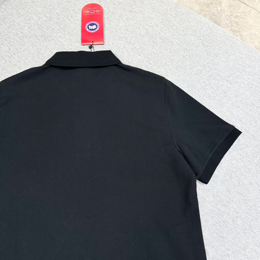 “P650 Canadian Goose Polo Shorts: Classic Design with Customized Cozy Cotton Fabric” - 图片 9
