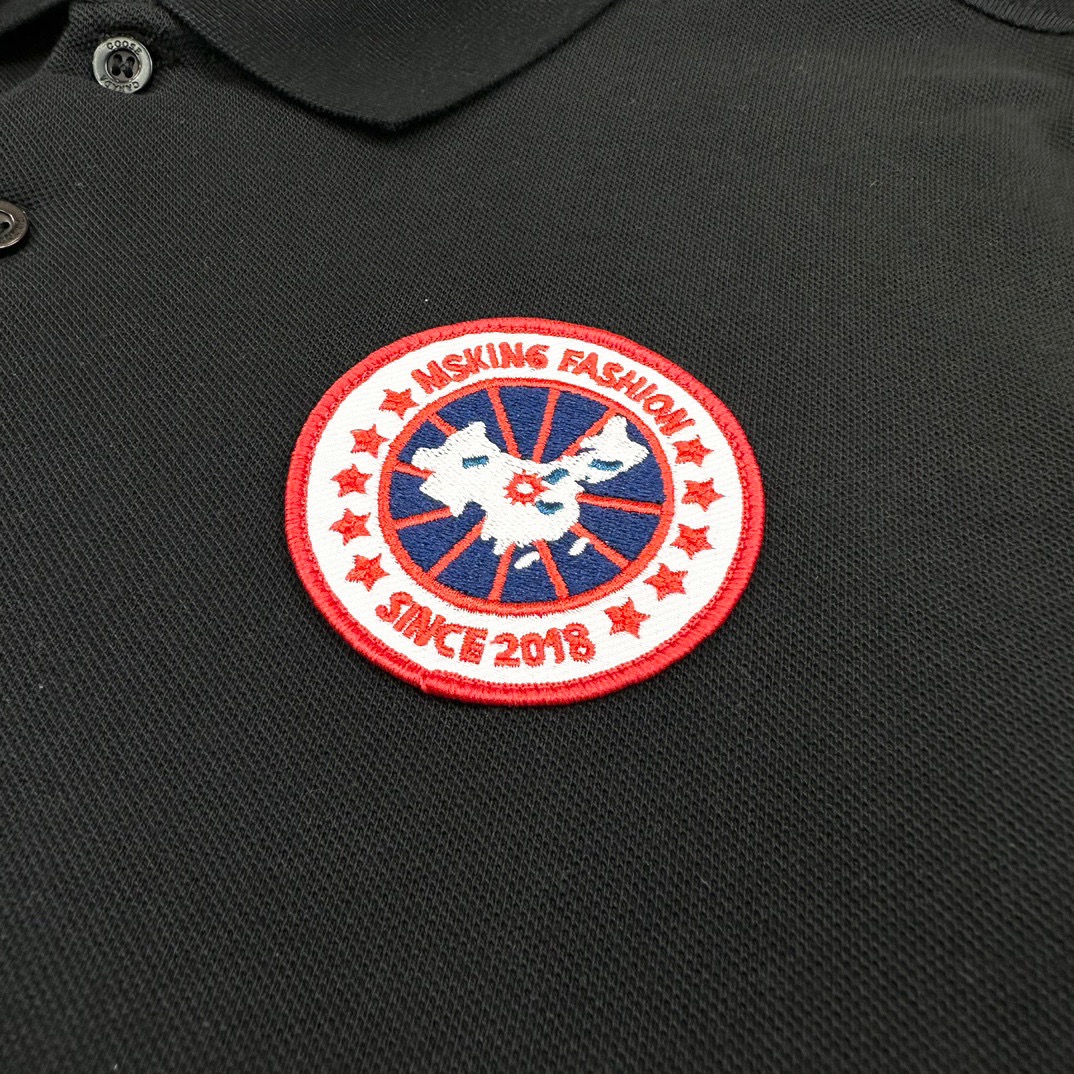 “P650 Canadian Goose Polo Shorts: Classic Design with Customized Cozy Cotton Fabric” - 图片 6