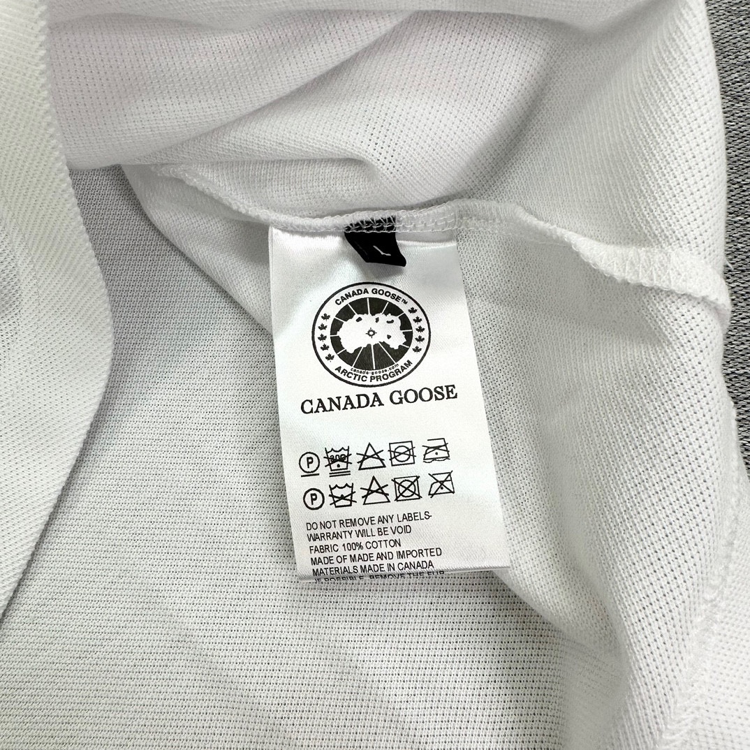 New P650 Canadian Goose Polo Shorts with Classic Embroidery Logo Design, Cozy Cotton Fabric. - 图片 7