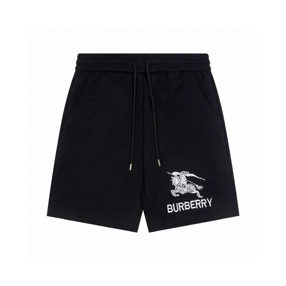 Nuevo número de modelo: B104 Los nuevos pantalones cortos clásicos con bordado de caballo de guerra de Burberry para pa…