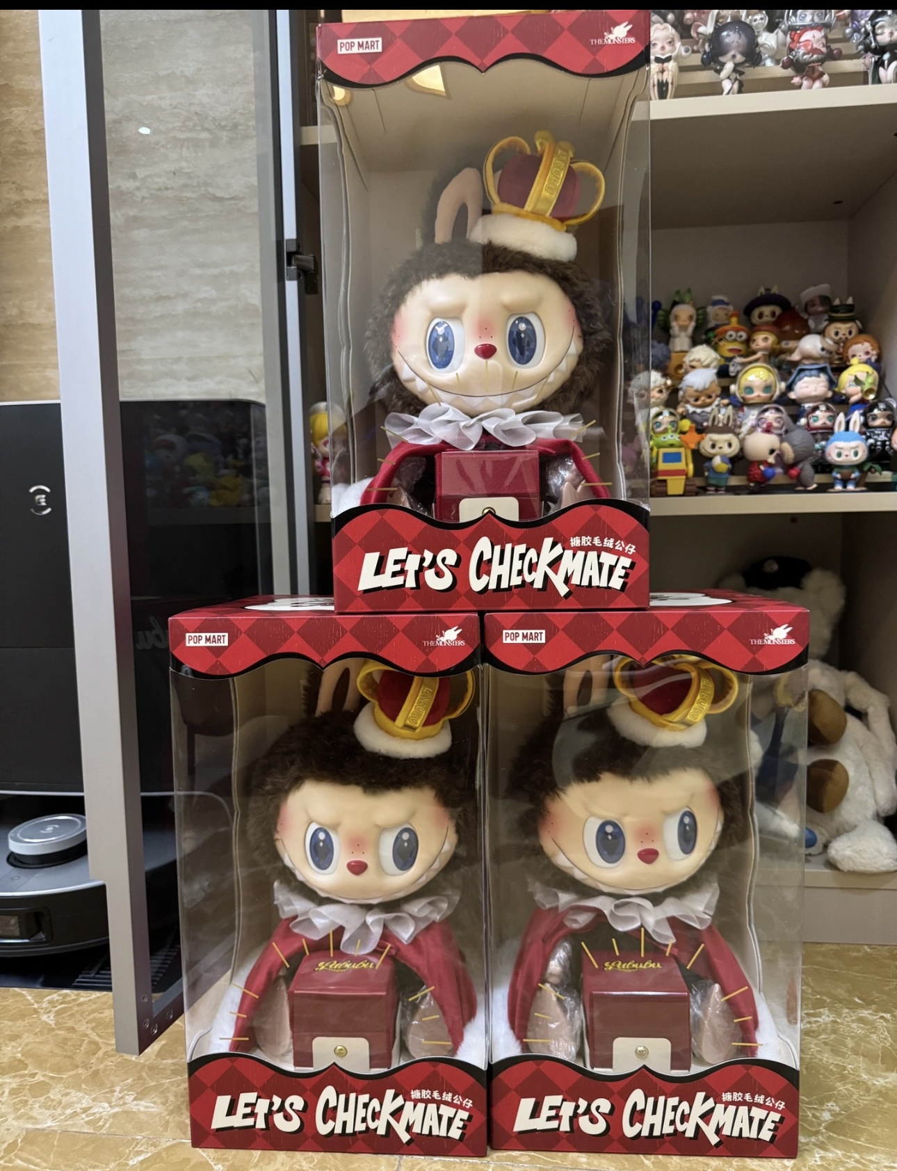 泡泡玛特 POP MART LABUBU 象棋大冒险系列 King国王 拉布布 潮流公仔 666💰
