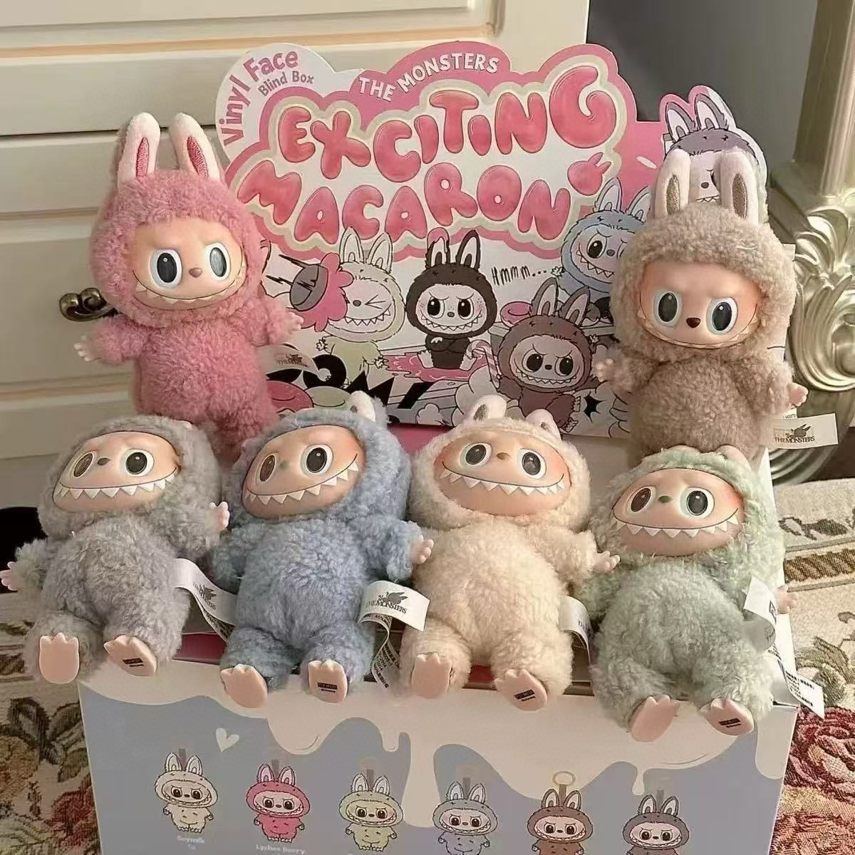 泡泡玛特拉布布labubu第一代1.0版本
一端六盒装 228💰
一共有六只不同款式