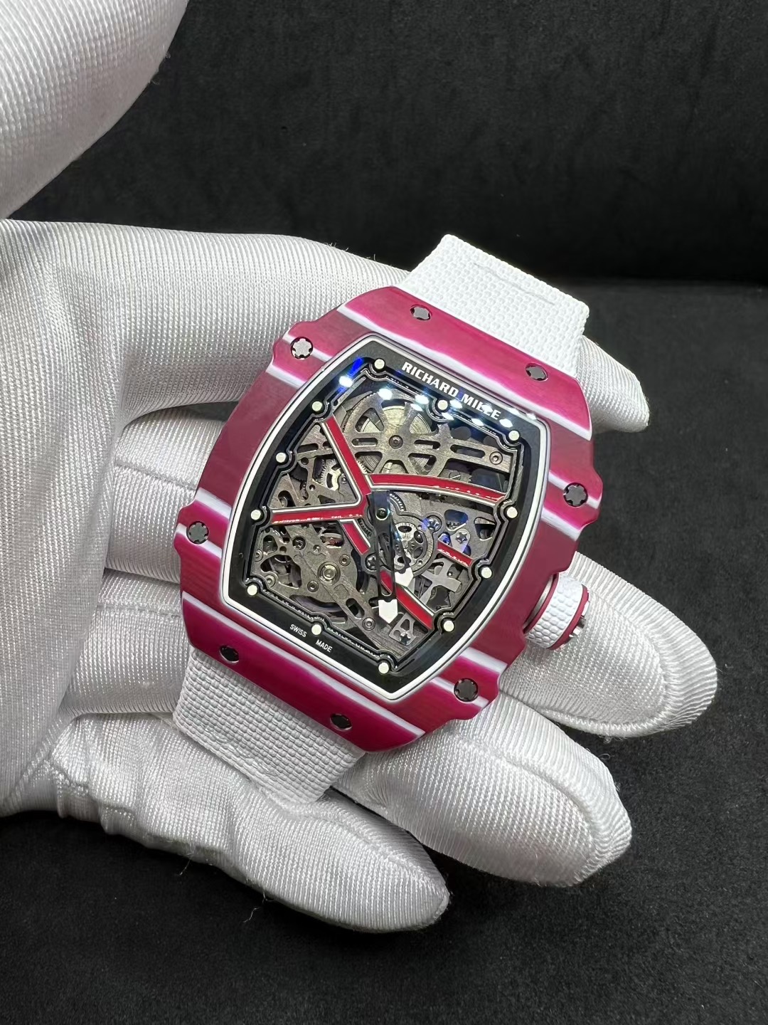 Richard Mille RM67-02 Qatar Carbon Fiber Red Automatic Men's Watch 3 i1753691643914 1755 0 1