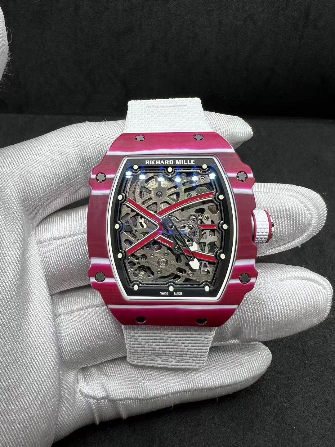 Richard Mille RM67-02 Qatar Carbon Fiber Red Automatic Men's Watch 2 i1753691643914 329 0 0