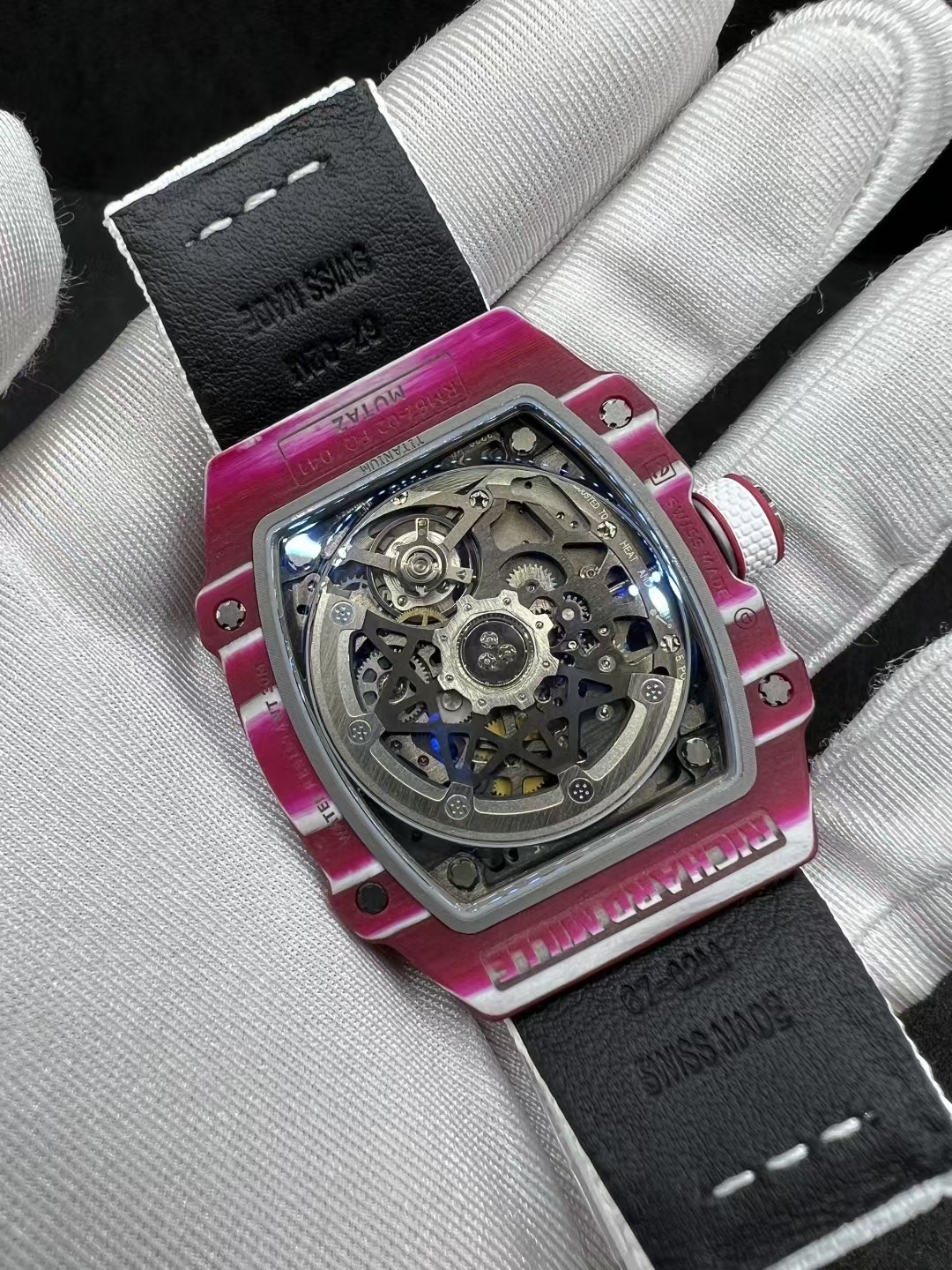Richard Mille RM67-02 Qatar Carbon Fiber Red Automatic Men's Watch 8 i1753691643914 563 0 6