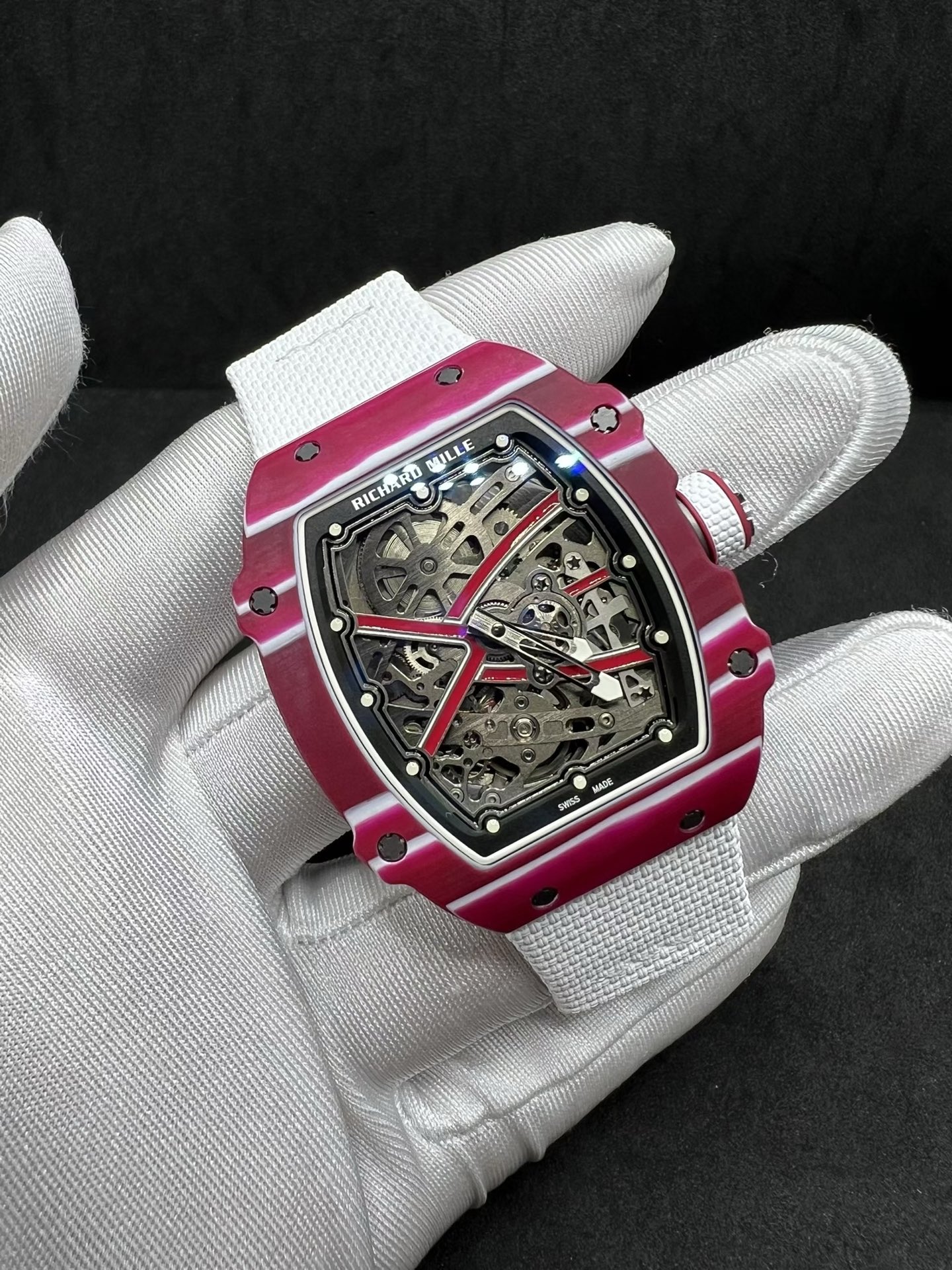 Richard Mille RM67-02 Qatar Carbon Fiber Red Automatic Men's Watch 4 i1753691644860 4771 0 2