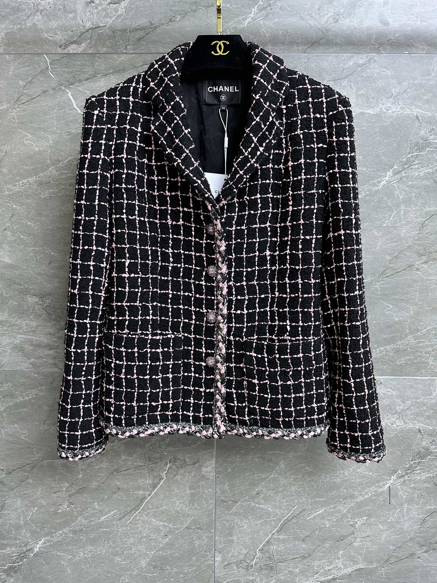Chanel Clothing Coats & Jackets from China 2023 
 Pink Sewing Fall/Winter Collection SML535590