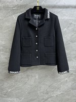 Chanel Clothing Coats & Jackets Best Capucines Replica
 Embroidery Silk Wool Fall Collection Vintage SML535690