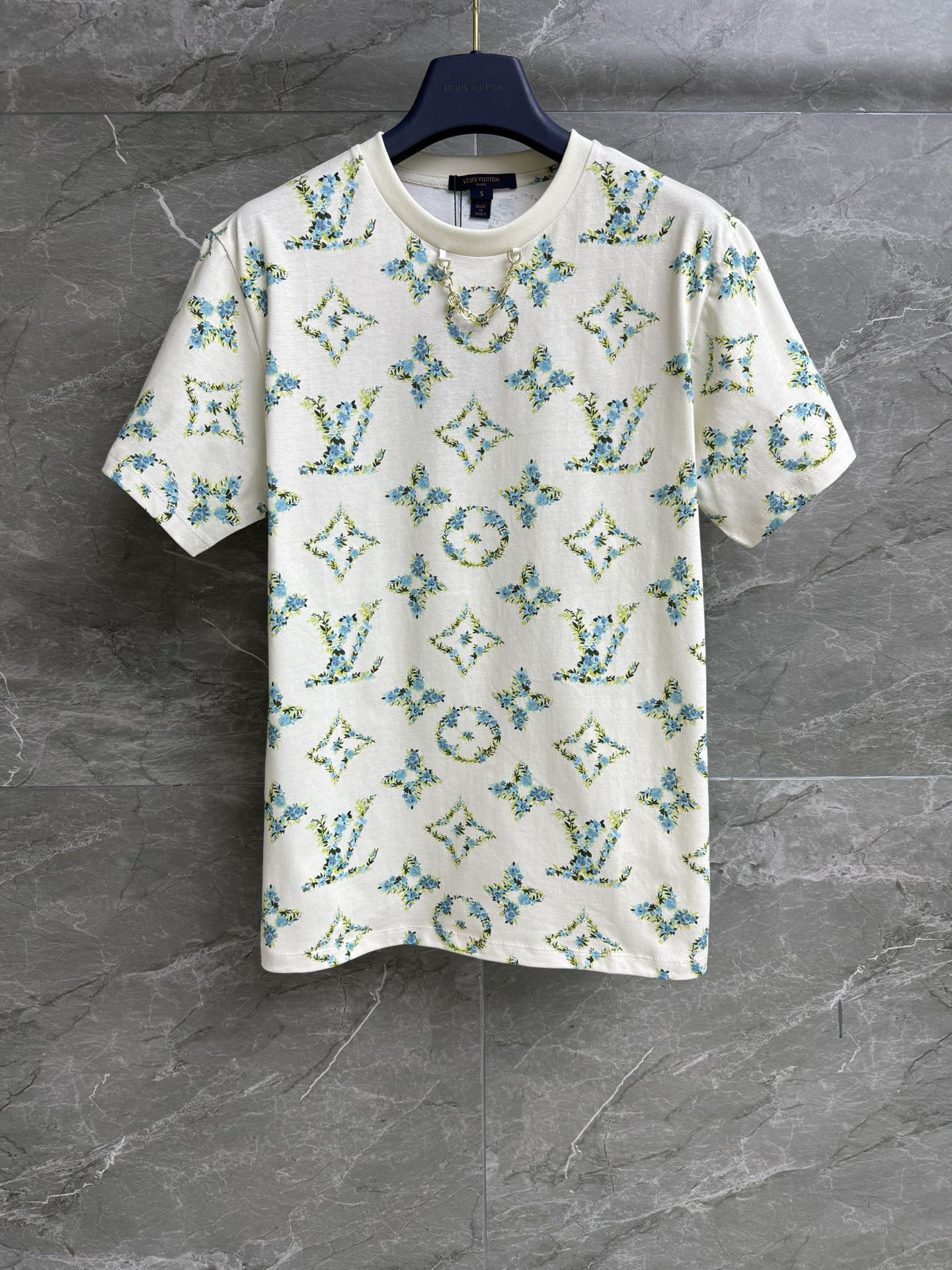 Louis Vuitton High
 Clothing T-Shirt Printing Cotton Spring Collection Chains SML535190