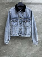 Louis Vuitton Clothing Coats & Jackets Replica Shop
 Splicing Denim Spring/Summer Collection Vintage SML535420